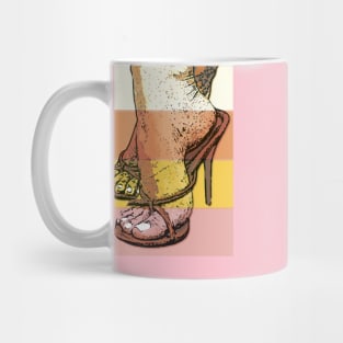 woman feet Mug